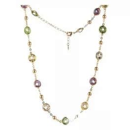 Kerek köves nyaklánc, Swarovski köves