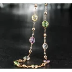 Kerek köves nyaklánc, Swarovski köves