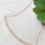 Íves medálos nyaklánc, Rose Gold