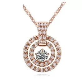 Tripla kör alakú nyaklánc, Rose Gold