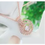 Tripla kör alakú nyaklánc, Rose Gold