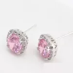Kerekített formájú ékszer szett, Pink