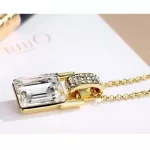Kocka köves ékszer szett, Swarovski köves