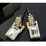Kocka köves ékszer szett, Swarovski köves