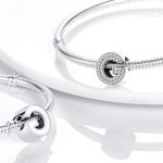 Ezüst charm, betű, G