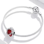 Ezüst charm, retikül