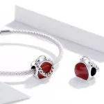 Ezüst charm, retikül