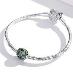 Ezüst charm, pillangók