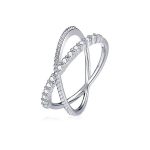 Ezüst gyűrű, dupla, 8