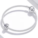 Ezüst charm csillagokkal 