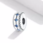 Ezüst charm csillagokkal 