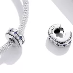 Ezüst charm csillagokkal 