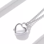 Ezüst nyaklánc szív medállal