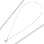 Ezüst nyaklánc szív medállal