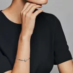 Ezüst charm, lófej