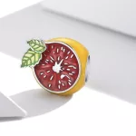 Ezüst charm, grapefruit