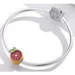 Ezüst charm, grapefruit