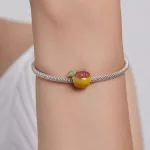 Ezüst charm, grapefruit