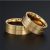 Férfi karikagyűrű, nemesacél, óarany színben, 9