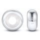 Ezüst charm stopper 2 db + törlőkendő, ezüst
