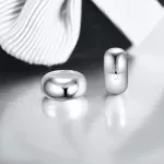 Ezüst charm stopper 2 db + törlőkendő, ezüst