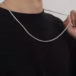 Ezüst nyaklánc férfiaknak, 60 cm