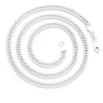 Ezüst nyaklánc férfiaknak, 55 cm