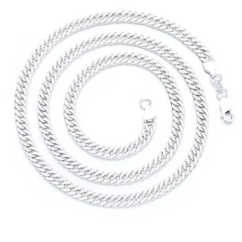 Ezüst nyaklánc férfiaknak, 55 cm