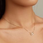 Ezüst nyaklánc, Nap és Hold