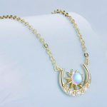 Ezüst nyaklánc, Nap és Hold