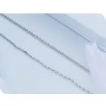 Ezüst karkötő, dupla 