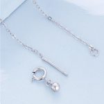 Ezüst nyaklánc gyöngyös medállal