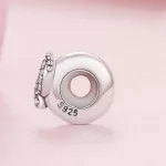 Ezüst charm, babatalp