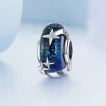 Ezüst charm, csillagos ég