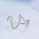 Ezüst gyűrű, absztrakt, 7