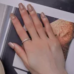 Ezüst gyűrű cirkóniumkristállyal, 7