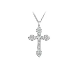 Ezüst nyaklánc kereszt medállal