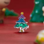 Ezüst charm, karácsonyfa