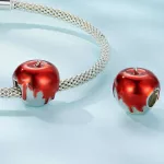 Ezüst charm, alma