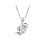 Ezüst nyaklánc lajhár medállal