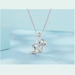 Ezüst nyaklánc lajhár medállal