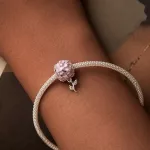 Ezüst charm, hortenzia