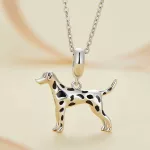 Ezüst charm, dalmata 