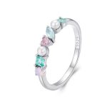 Ezüst gyűrű kövekkel, 7