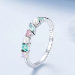 Ezüst gyűrű kövekkel, 7