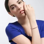 Klasszikus kerek karperec, Swarovski köves