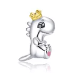 Ezüst charm, dínó