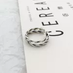 Ezüst gyűrű, elegáns, univerzális méret