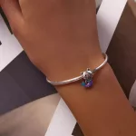 Ezüst charm, hableánymaci