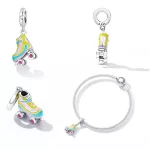 Ezüst charm, görkorcsolya